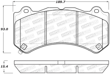 Picture of StopTech Street Brake Pads - Front