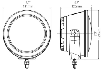 Picture of Hella Rallye 4000 Compact LED Driving Lamp 12/24V