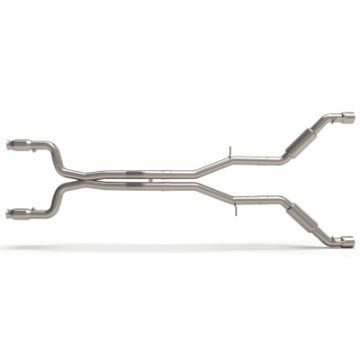 Picture of Kooks 16+ Chevy Camaro SS 6-2L 3in Catted Strt Screamer Full Exhaust w-Dual Tip Use w-Kooks Header