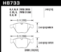 Picture of Hawk 11-13 BMW Z4 sDrive35is DTC-60 Race Front Brake Pads