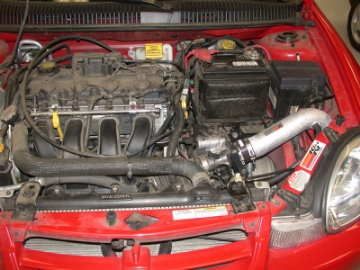 Picture of K&N 00-05 Dodge Neon L4-2.0L Red Typhoon Short Ram Intake