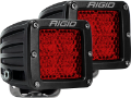 Picture of Rigid Industries D-Series - Diffused Rear Facing High/Low - Red - Pair