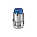 Picture of McGard SplineDrive Lug Nut (Cone Seat) M12X1.5 / 1.24in. Length (4-Pack) - Blue Cap (Req. Tool)