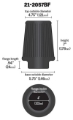 Picture of AEM Dryflow Air Filter 5-75in Base OD x 4in Flange ID x 7in H