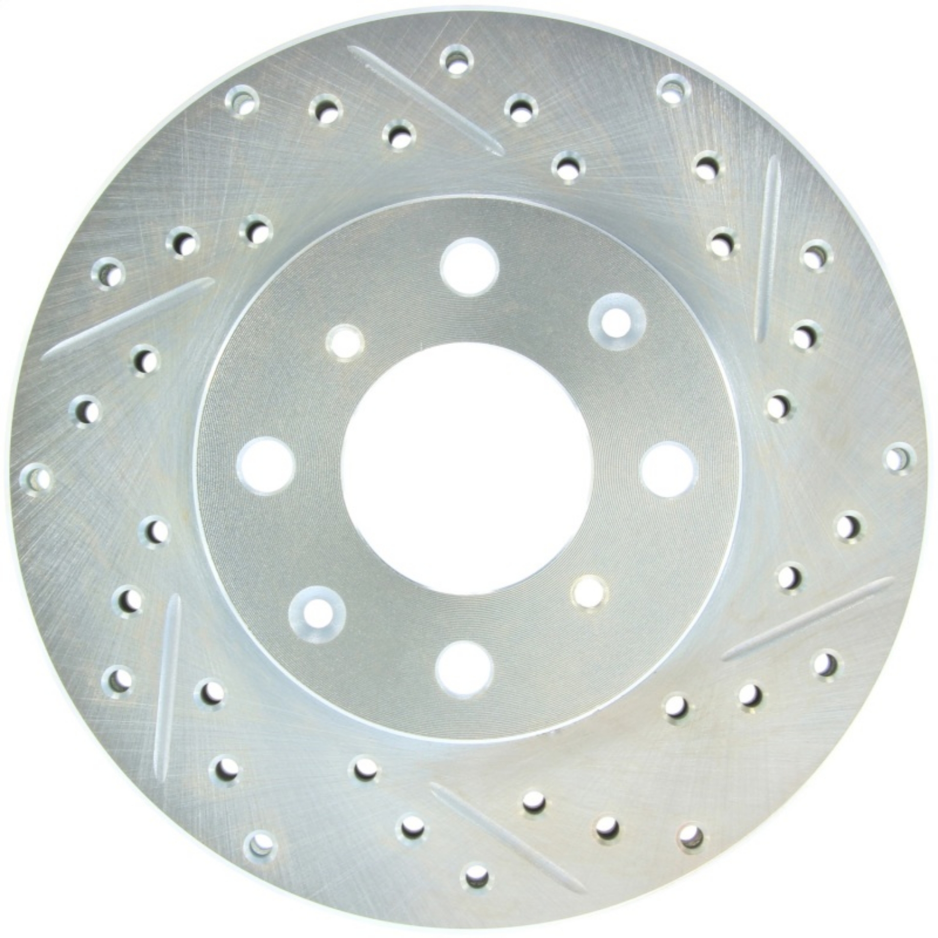 Picture of StopTech Select Sport 96-00 Honda Civic DX/HX Coupe Slotted and Drilled Left Front Rotor