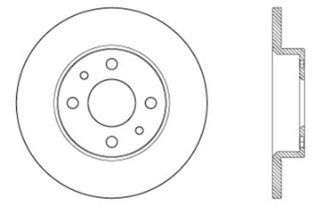 Picture of StopTech Slotted & Drilled Sport Brake Rotor
