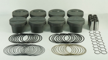 Picture of Mahle MS Piston Set SBC 310ci 3-766in Bore 3-480in Stroke 5-7in Rod 0-927 Pin -3cc 9-5 CR Set of 8