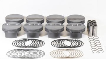 Picture of Mahle MS Piston Set SBF 331ci 4-030in Bore 3-25in Stroke 5-4in Rod -927 Pin -6cc 9-6 CR Set of 8