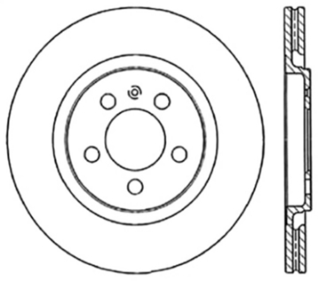 Picture of StopTech Slotted & Drilled Sport Brake Rotor