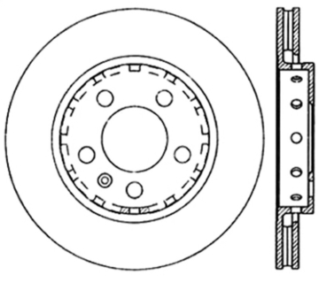 Picture of StopTech Slotted & Drilled Sport Brake Rotor
