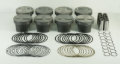 Picture of Mahle MS Piston Set SBC 312ci 3-776in Bore 3-480in Stroke 5-700in Rod -927 Pin -1cc 9-8 CR Set of 8