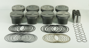 Picture of Mahle MS Piston Set SBC 315ci 3-796in Bore 3-480in Stroke 5-700in Rod -927 Pin -1cc 9-9 CR Set of 8