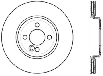 Picture of StopTech Slotted & Drilled Sport Brake Rotor 07-13 Mini Cooper