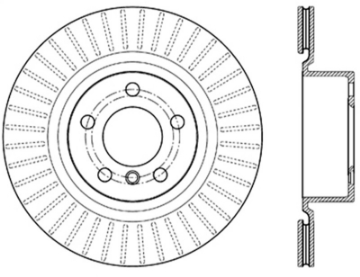 Picture of StopTech Slotted & Drilled Sport Brake Rotor