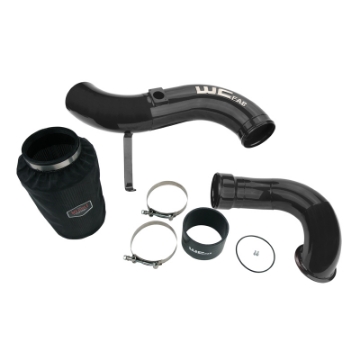 Picture of Wehrli 06-07 Chevrolet 6.6L LBZ Duramax 4in Intake Kit Stage 2 - Bengal Blue