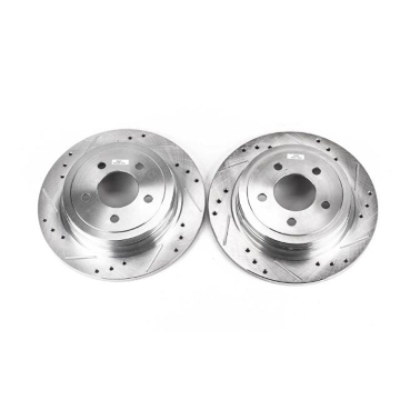 Picture of Power Stop 2003 Ford Explorer Sport Rear Evolution Drilled & Slotted Rotors - Pair