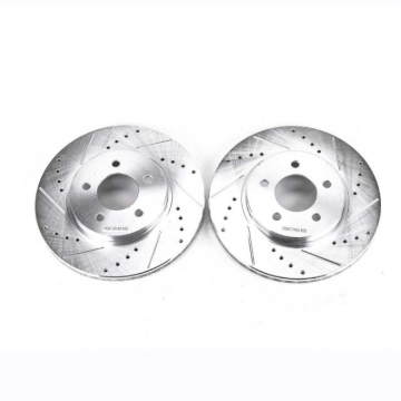 Picture of Power Stop 05-12 Ford Escape Front Evolution Drilled & Slotted Rotors - Pair