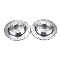 Picture of Power Stop 94-95 BMW 540i Rear Evolution Drilled & Slotted Rotors - Pair