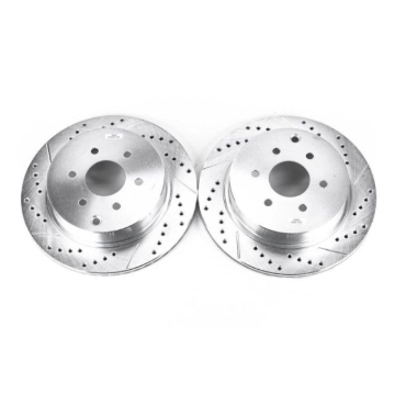 Picture of Power Stop 05-12 Nissan Pathfinder Rear Evolution Drilled & Slotted Rotors - Pair