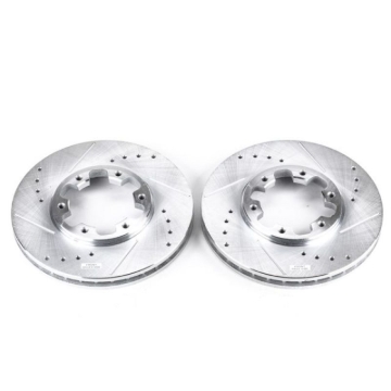 Picture of Power Stop 03-04 Nissan Frontier Front Evolution Drilled & Slotted Rotors - Pair