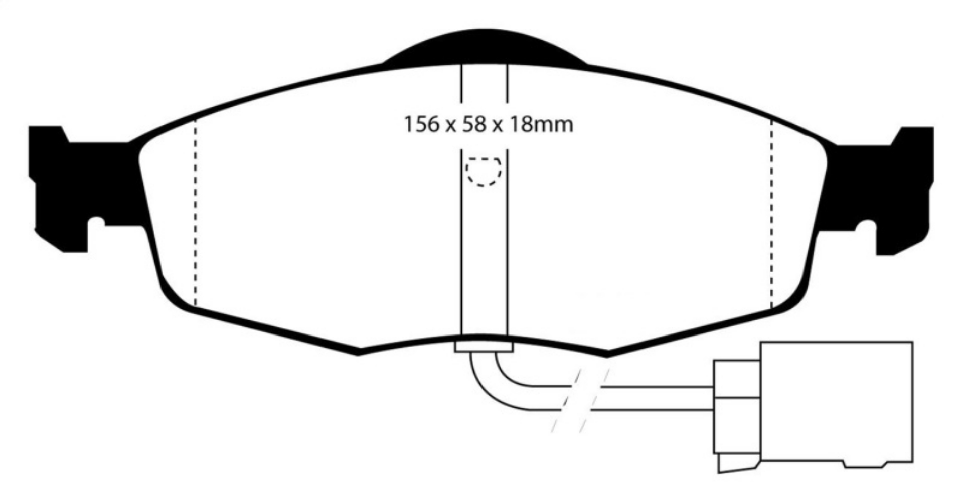 Picture of EBC 95-00 Ford Contour 2-0 Yellowstuff Front Brake Pads