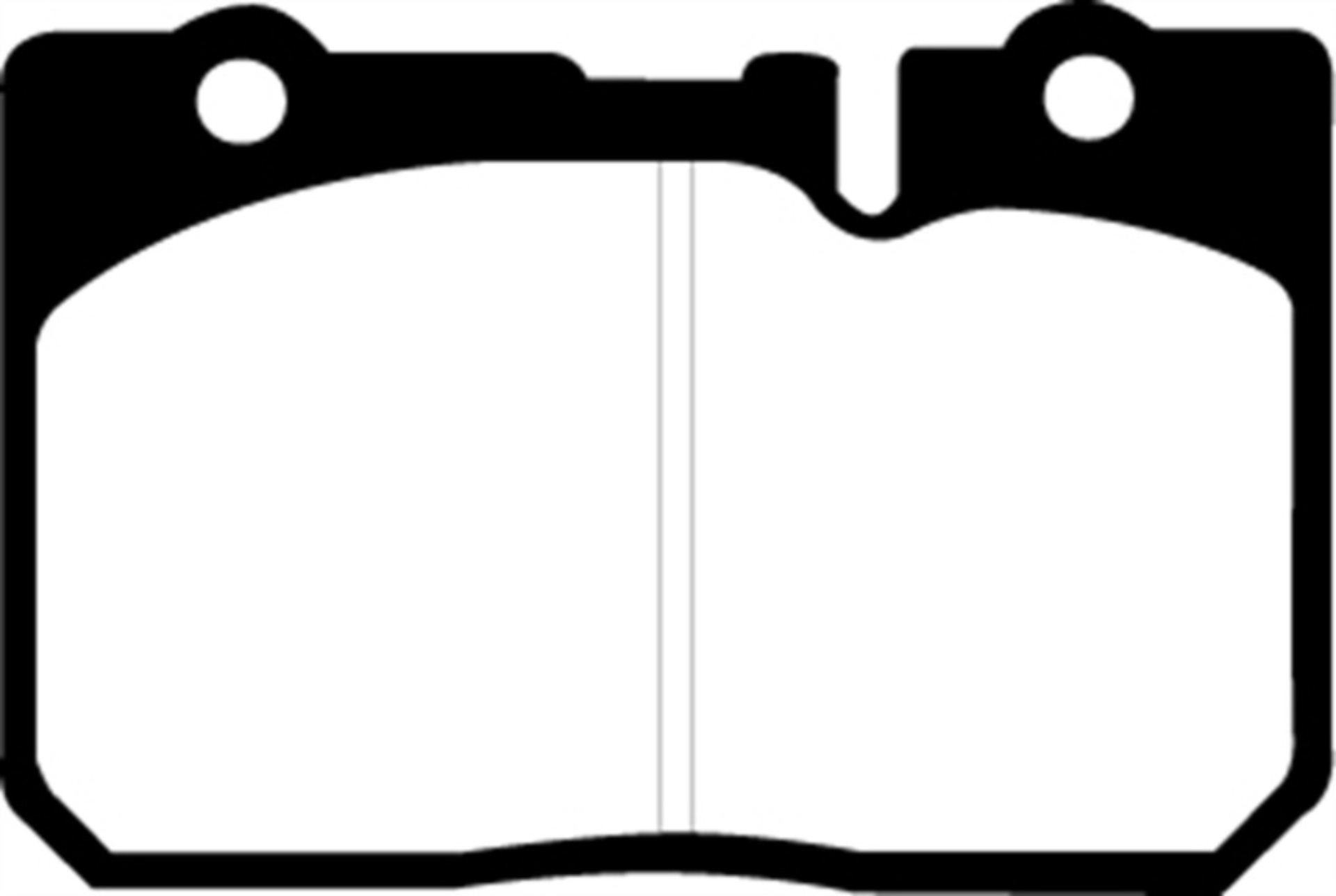 Picture of EBC 95-00 Lexus LS400 4-0 Greenstuff Front Brake Pads