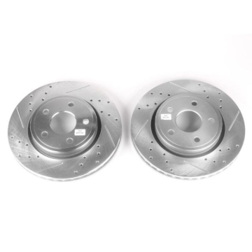 Picture of Power Stop 06-10 Jeep Commander Front Evolution Drilled & Slotted Rotors - Pair