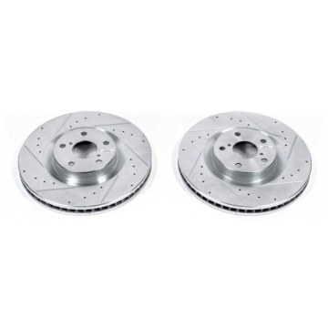 Picture of Power Stop 09-10 Lexus GS350 Front Evolution Drilled & Slotted Rotors - Pair