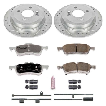 Picture of Power Stop 02-06 Mini Cooper Rear Z26 Street Warrior Brake Kit