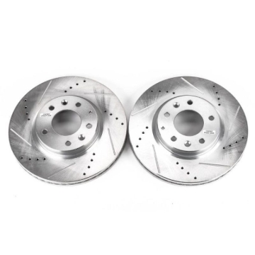 Picture of Power Stop 07-12 Mazda CX-7 Front Evolution Drilled & Slotted Rotors - Pair