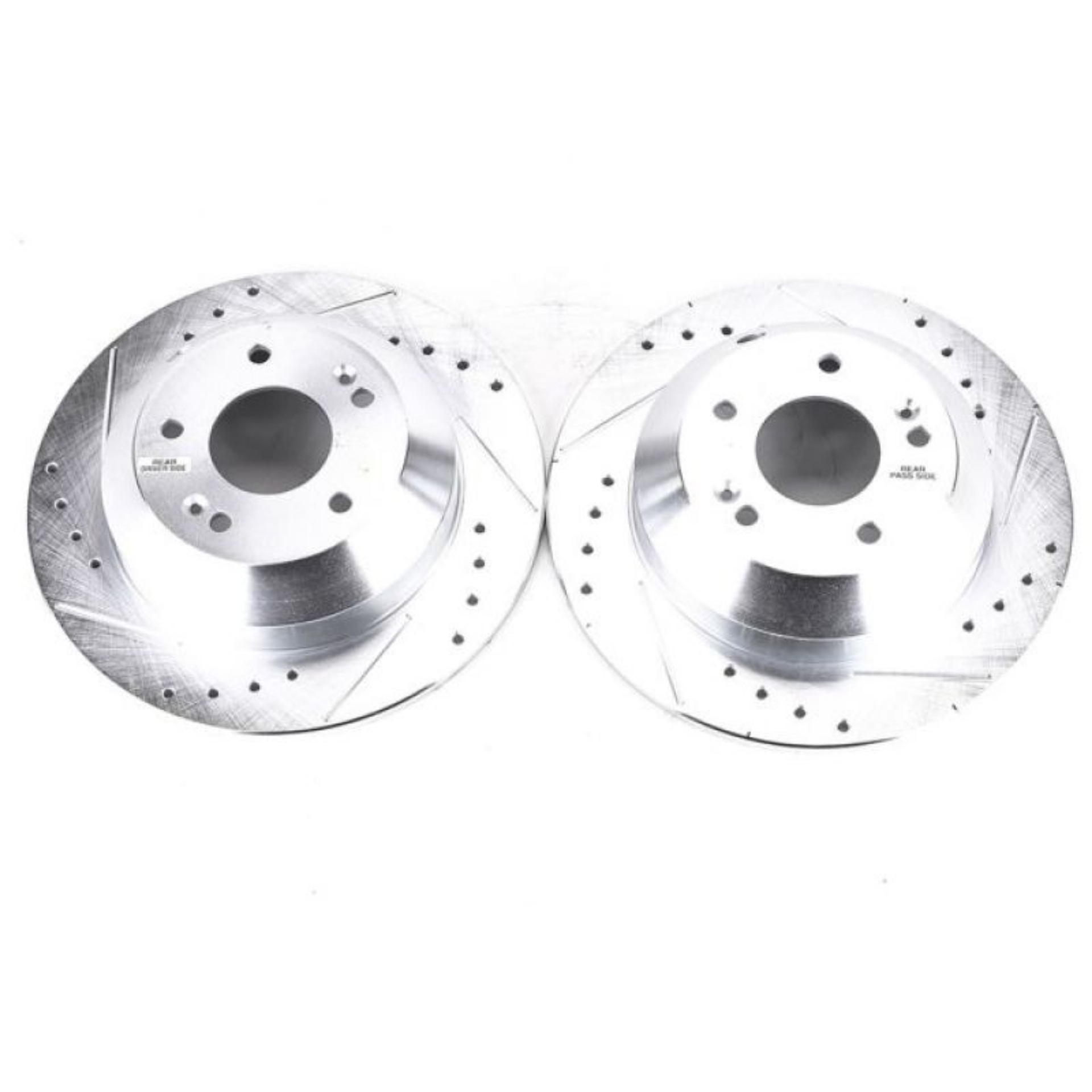 Picture of Power Stop 2019 Hyundai Santa Fe XL Rear Evolution Drilled & Slotted Rotors - Pair