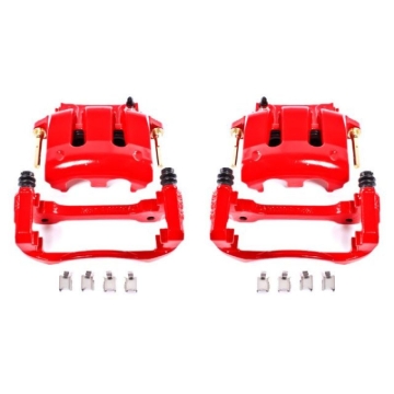 Picture of Power Stop 05-14 Ford Mustang Front Red Calipers w-Brackets - Pair