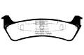 Picture of EBC 95-01 Ford Explorer 4-0 2WD Greenstuff Rear Brake Pads