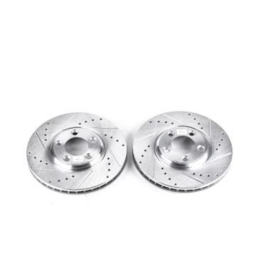 Picture of Power Stop 02-05 Ford Thunderbird Front Evolution Drilled & Slotted Rotors - Pair