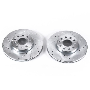 Picture of Power Stop 10-13 Audi A3 Front Evolution Drilled & Slotted Rotors - Pair