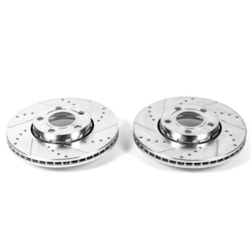 Picture of Power Stop 2005 Audi A4 Front Evolution Drilled & Slotted Rotors - Pair