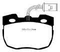 Picture of EBC 95-96 Land Rover Discovery Series 1 3-9 Greenstuff Front Brake Pads