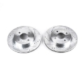Picture of Power Stop 91-92 Saturn SC Front Evolution Drilled & Slotted Rotors - Pair