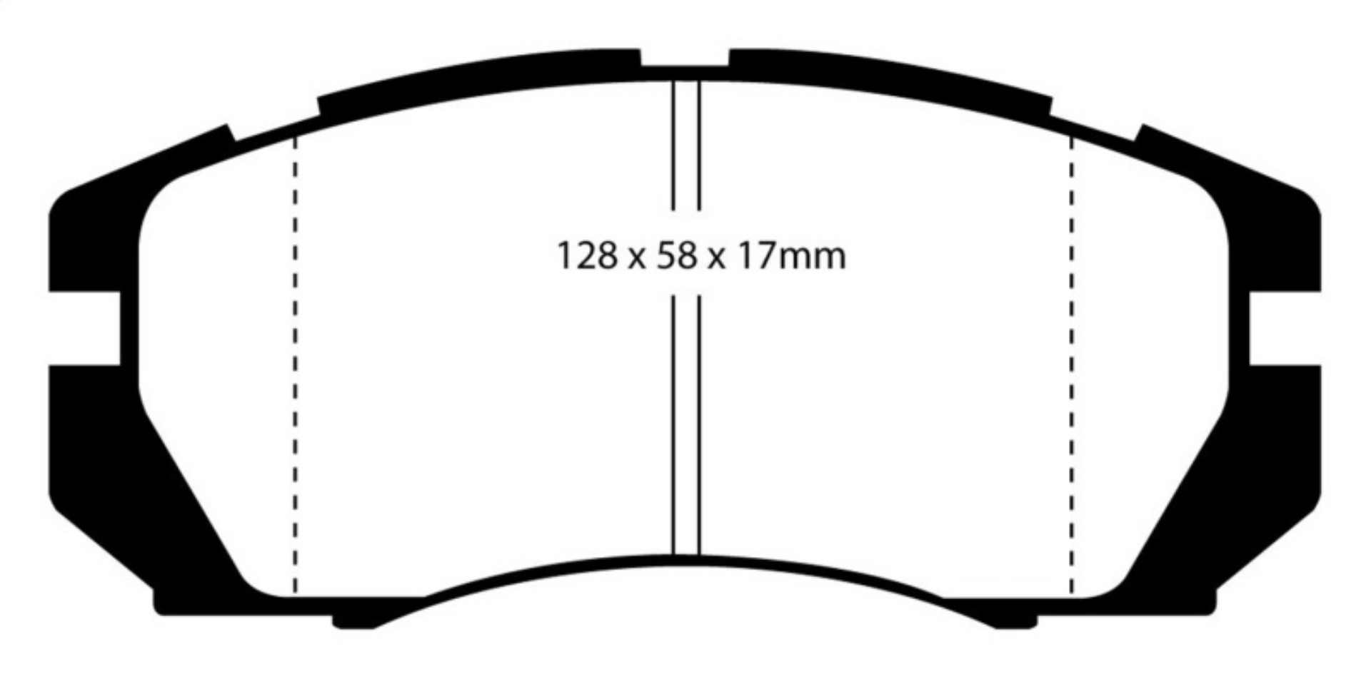 Picture of EBC 95-96 Subaru Impreza 2-2 Yellowstuff Front Brake Pads