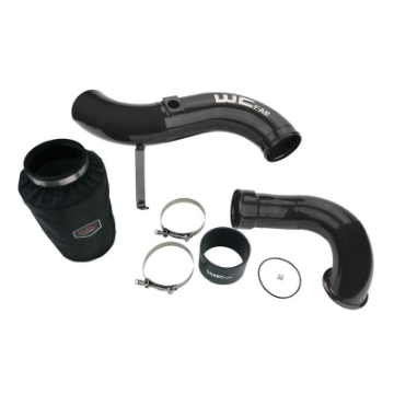 Picture of Wehrli 06-07 Chevrolet 6.6L LBZ Duramax 4in Intake Kit Stage 2 - Illusion Purple
