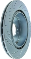 Picture of StopTech Select Sport 08-11 Mitsubishi Evo X Slotted and Drilled Left Rear Rotor