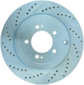 Picture of StopTech Select Sport 08-11 Mitsubishi Evo X Slotted and Drilled Right Rear Rotor