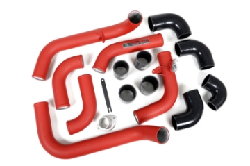 Picture of GrimmSpeed 2008-2014 Subaru WRX Front Mount Intercooler Kit Black Core / Red Pipe