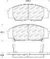 Picture of StopTech Street Touring 00-09 S2000-06+ Civic Si Front Brake Pads