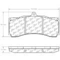 Picture of StopTech Street Touring ST-60 Front or Rear Caliper Brake Pads