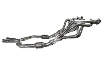Picture of Kooks 05-10 Ford Mustang GT Manual 1 5-8in x 2 1-2in SS Long Tube Headers and OEM Catted SS X Pipe