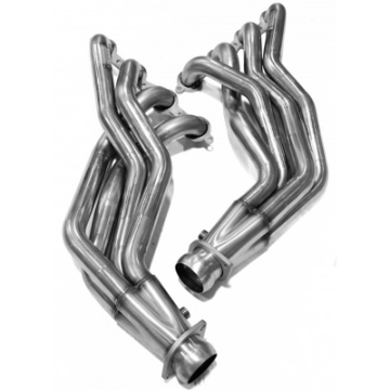 Picture of Kooks 2009-2014 Cadillac CTS-V- LS9 6-2L 1 7-8in x 3in SS Longtube Headers and OEM Catted SS X-Pipe