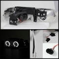 Picture of Spyder Chevy Silverado 1500/2500 99-02Projector Headlights CCFL Halo LED Black PRO-YD-CS99-CCFL-BK