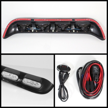Picture of Spyder 4 Inch 4 Roof Oval Fog Lights W/Wire And Switch Clear FL-CH-GN148-C