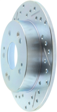 Picture of StopTech Select Sport 06-15 Honda Civic Si Slotted and Drilled Right Rear Rotor